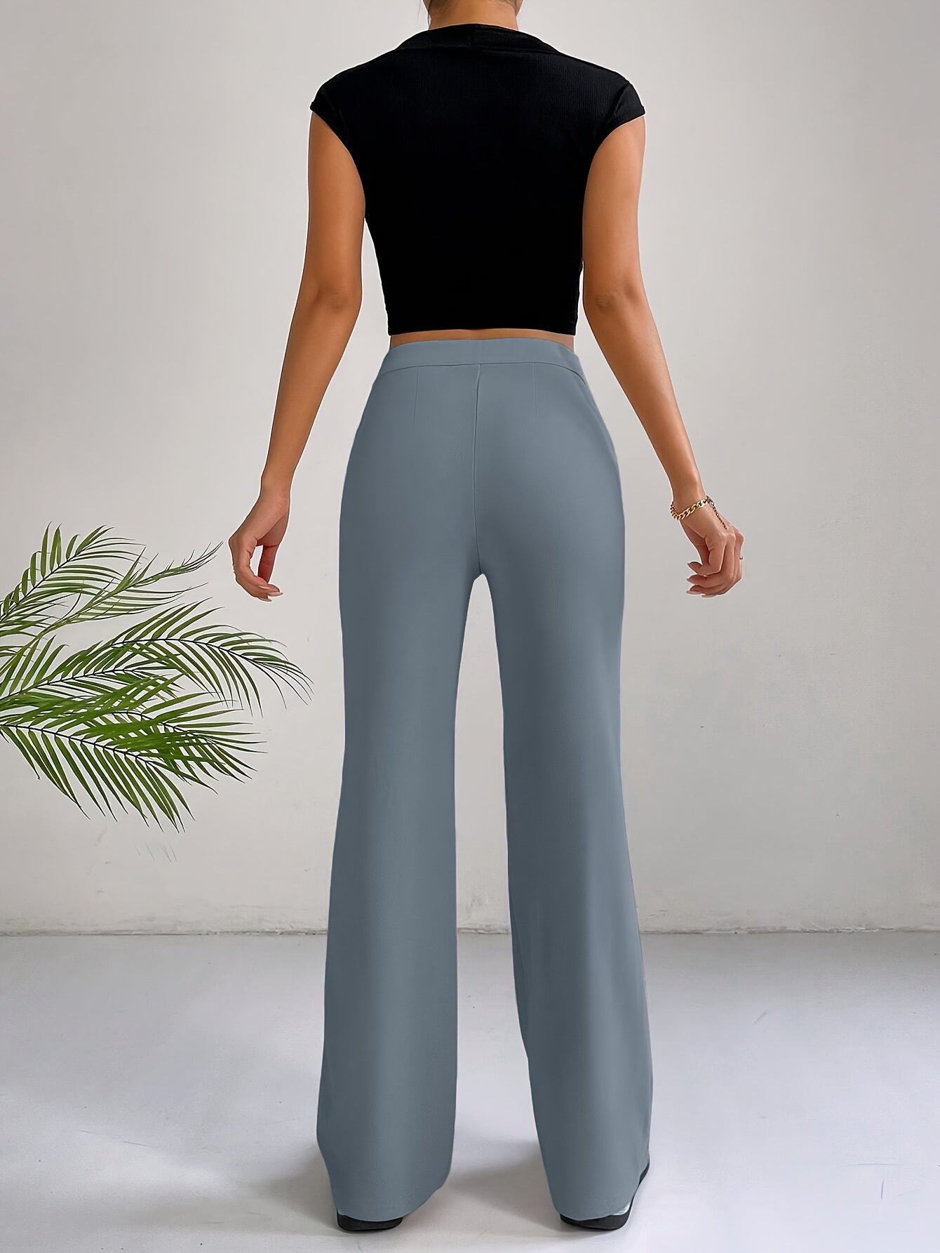 Emmy | Stylish High Waist Pintuck Pants