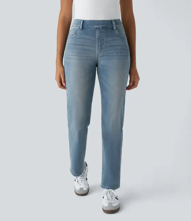 Annie | Elastic high-waisted pants