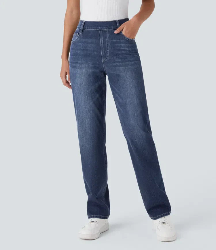 Annie | Elastic high-waisted pants
