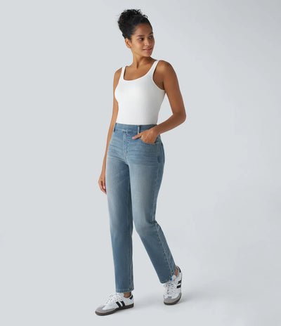 Annie | Elastic high-waisted pants
