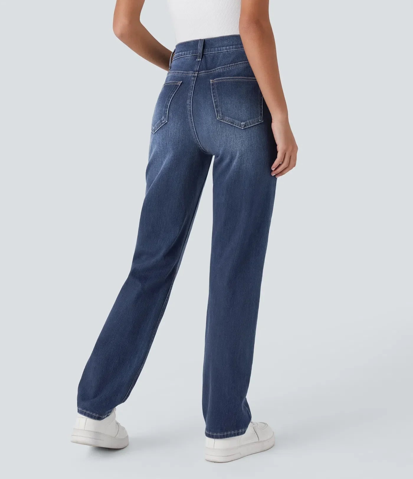 Annie | Elastic high-waisted pants