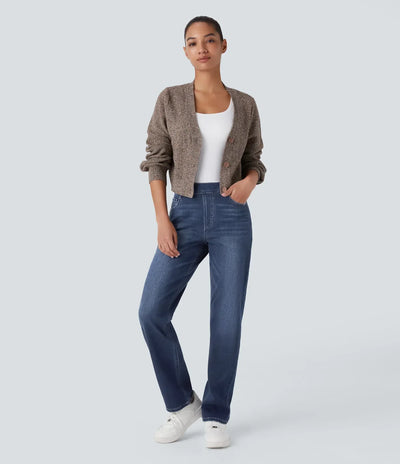 Annie | Elastic high-waisted pants