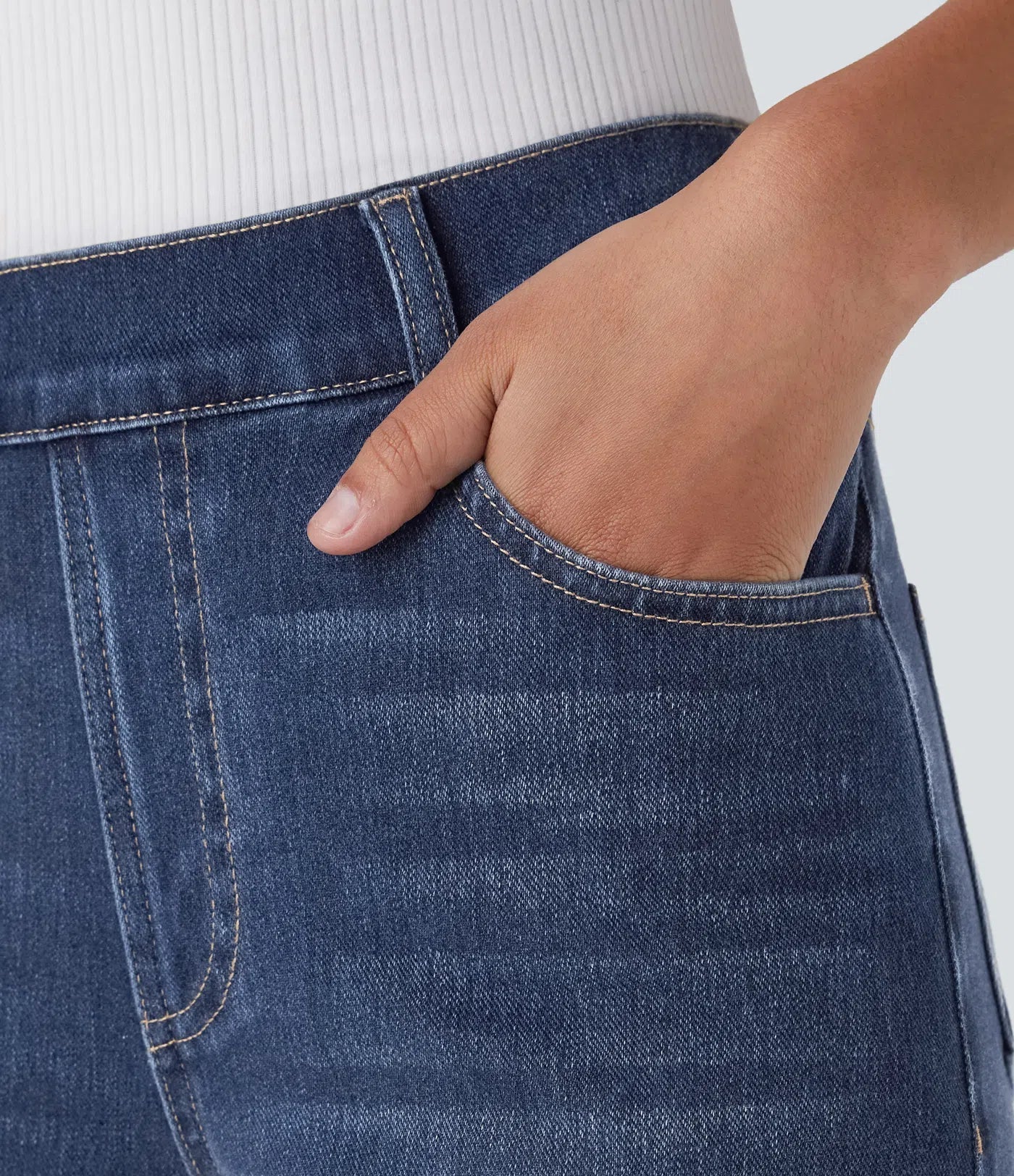 Annie | Elastic high-waisted pants