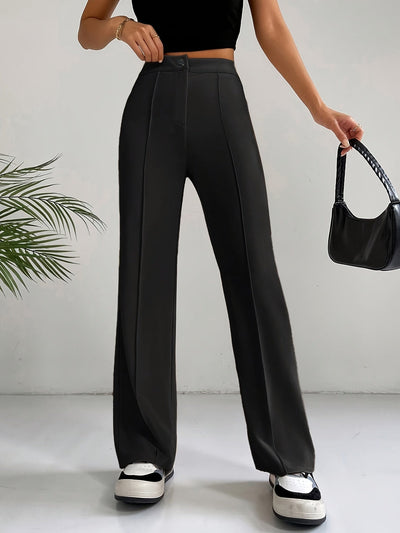 Emmy | Stylish High Waist Pintuck Pants