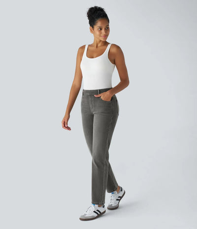 Annie | Elastic high-waisted pants