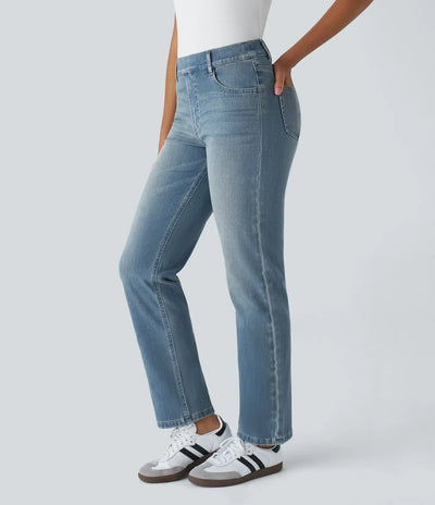 Annie | Elastic high-waisted pants