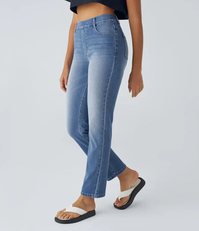 Annie | Elastic high-waisted pants