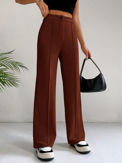 Emmy | Stylish High Waist Pintuck Pants