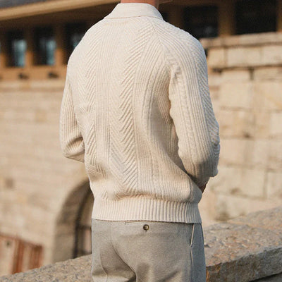 HELGO - POLO-STRICKPULLOVER