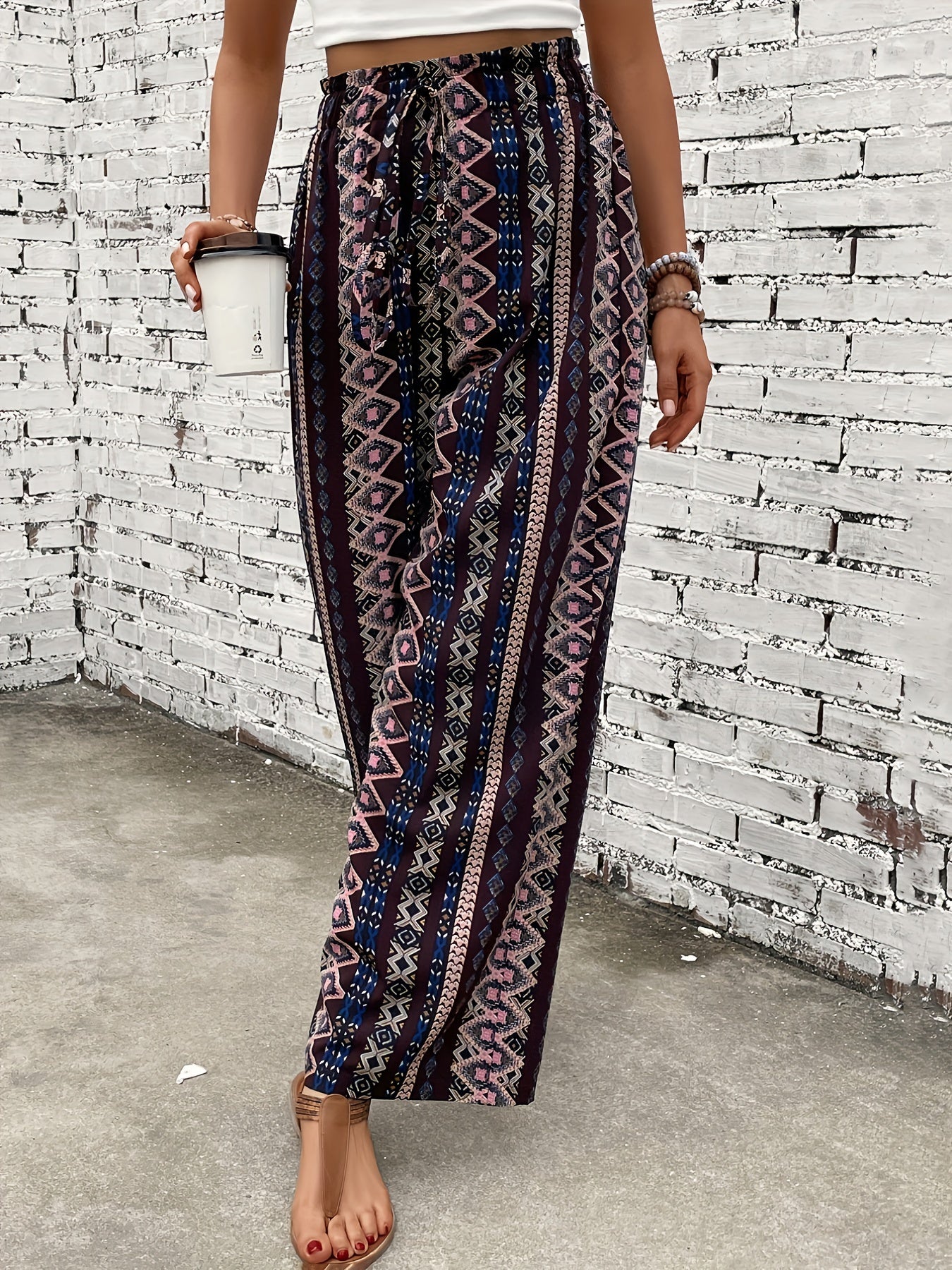 Fammie| Casual Loose Trousers With Wide Legs