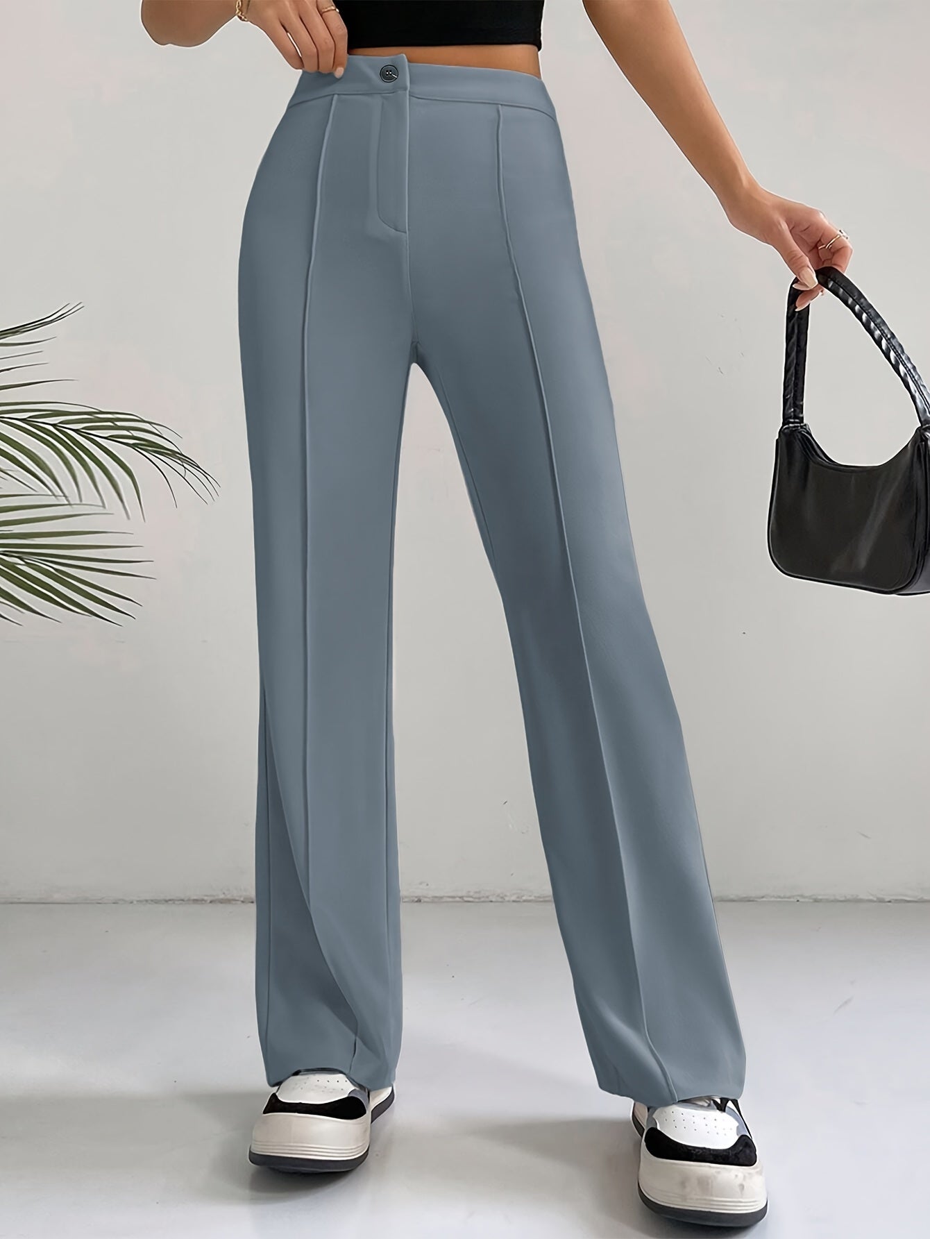 Emmy | Stylish High Waist Pintuck Pants