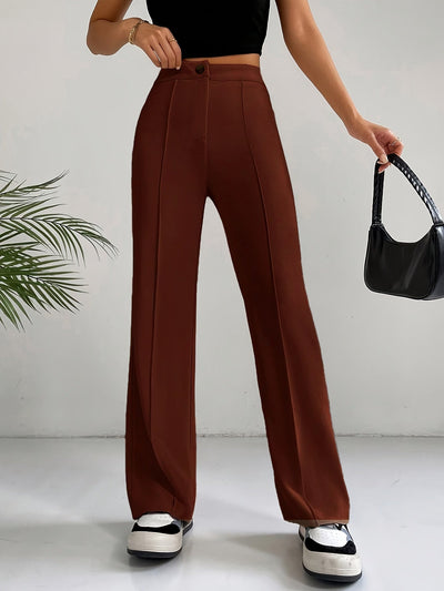 Emmy | Stylish High Waist Pintuck Pants